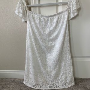 Off-the-shoulder Charlotte Russe Dress